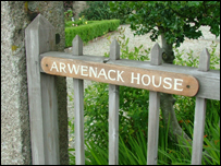 Arwenack House Sign Falmouth