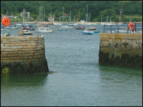 Entrance to Custom House Quay Falmouth