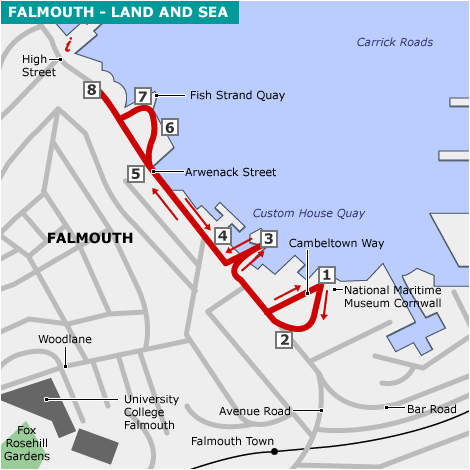 Falmouth Map