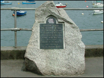 St. Nazaire Raid plaque, Falmouth